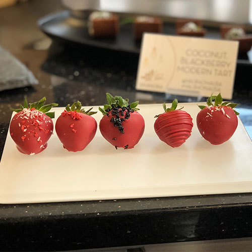 Strawberry covered strawberries