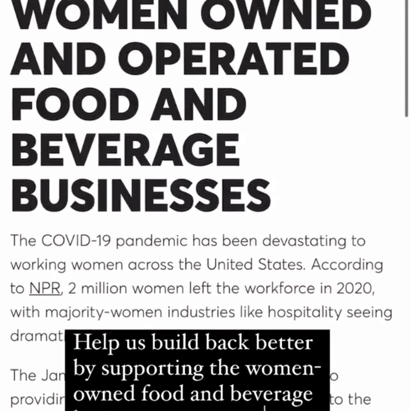 James Beard Foundation Women-Owned Businesses Repost
