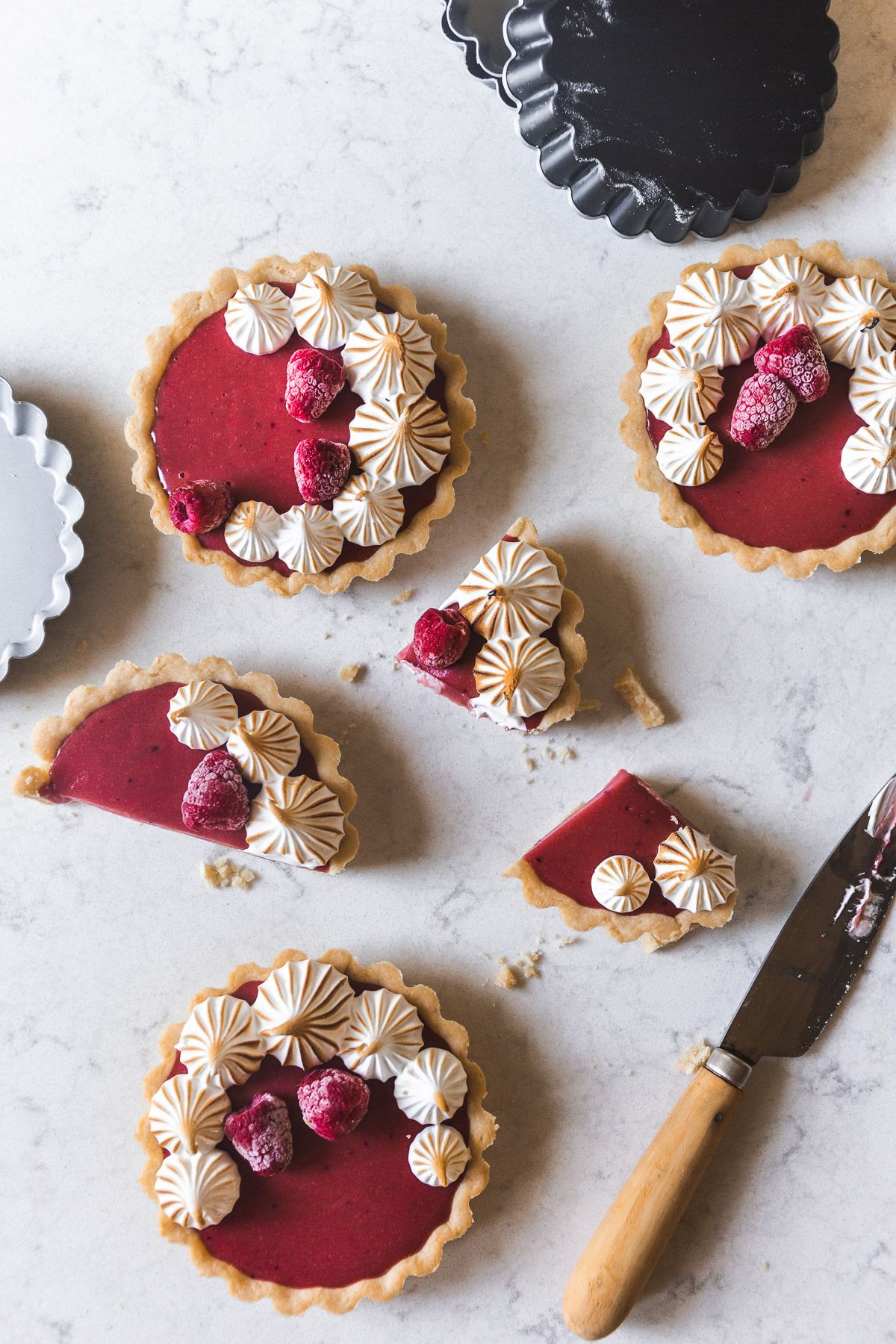 RASPBERRY INSPIRATION and Hibiscus Meringue Tartlets Recipe by Karlee Flores