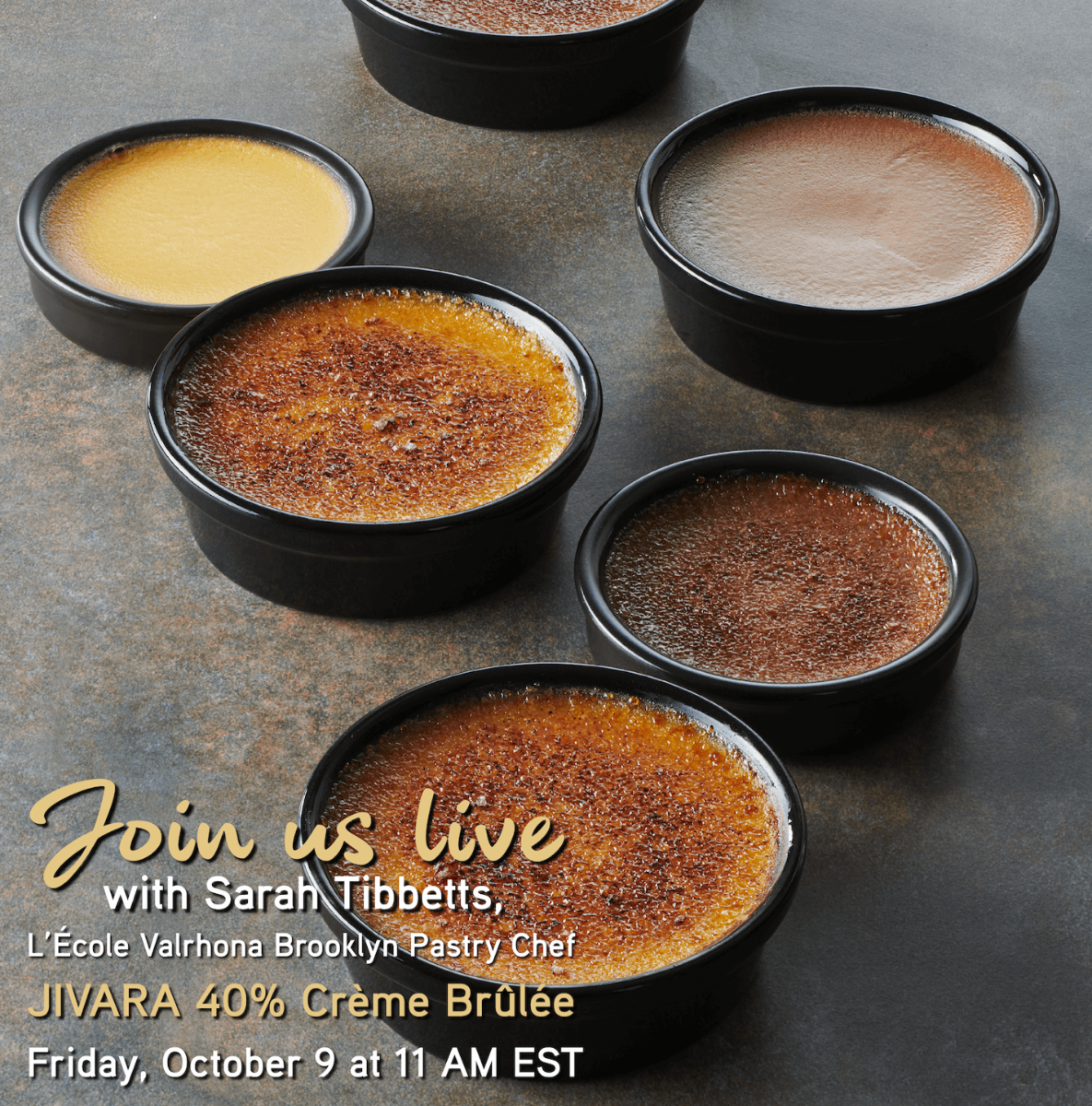 Announcing IG Live: Crème Brûlée from Simple Recipe Book