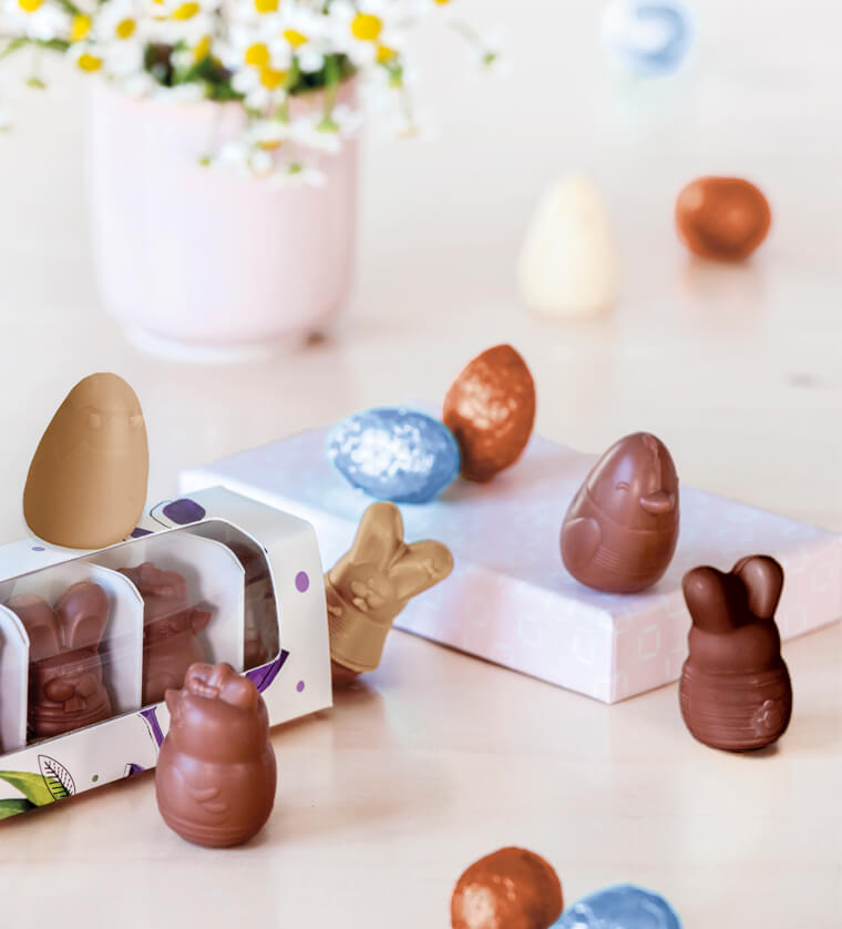 Chocolate Eggs and Easter Animals for Retail